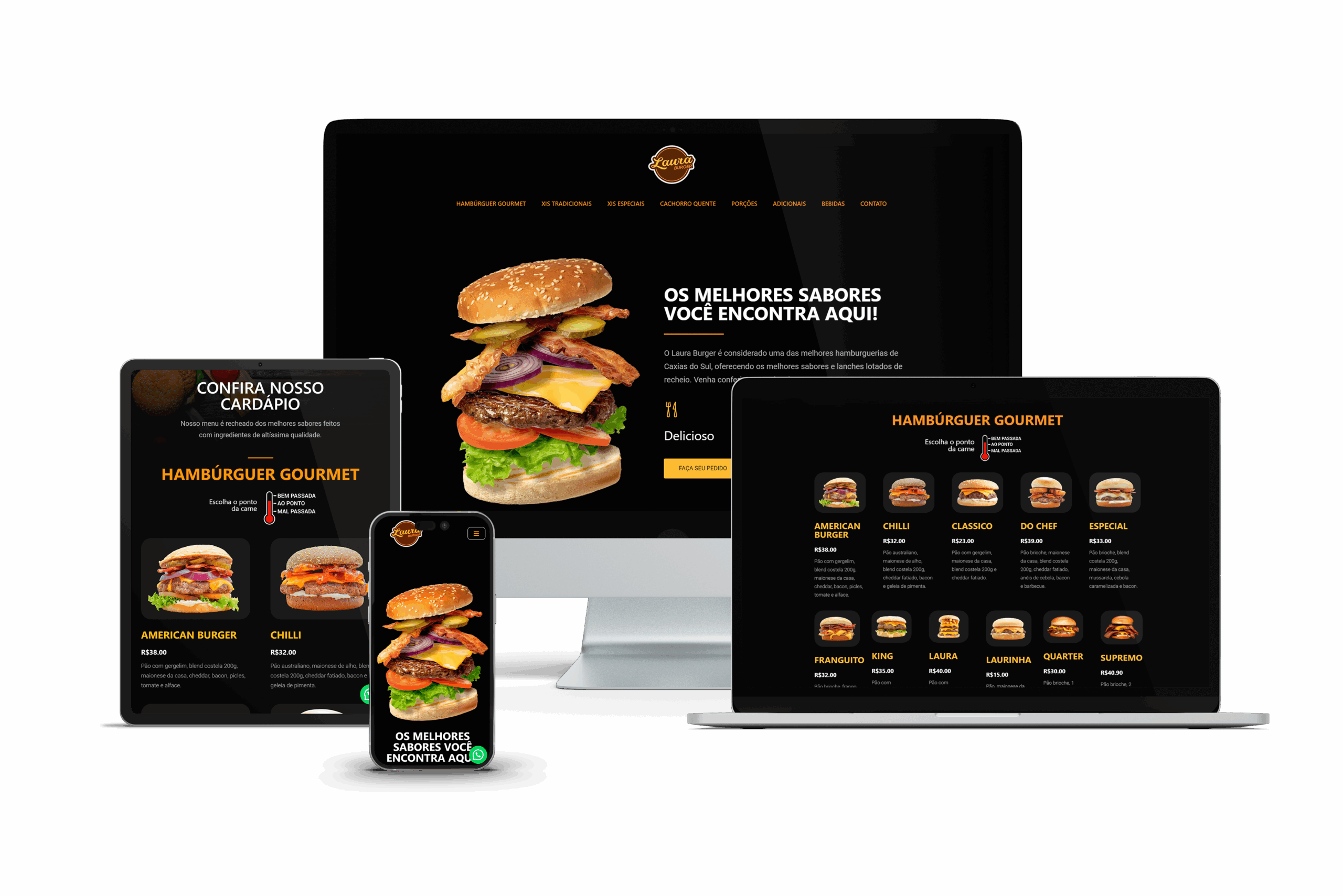 Laura Burguer - Landing Page